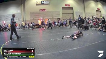 60 lbs Semifinal - Dax Quinn, Ragin Raisins vs Malachi Van Maren, Mat Demon