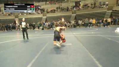 114 Championship Bracket Champ. Round 3 - Camden Rugg, Union Grove vs Will Ross, Oconomowoc