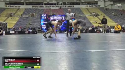 150 lbs Cons. Round 3 - Brayden Crosser, Moen Wrestling Academy vs Gavin Day, Iowa