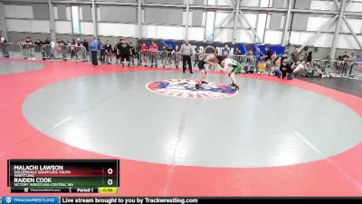 126 lbs Champ. Round 2 - Malachi Lawson, Goldendale Grapplers Youth Wrestling vs Raiden Cook, Victory Wrestling-Central WA