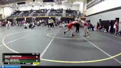 106 lbs Cons. Round 3 - Gavin Christman, Indiana vs Will Hruskoci, Fishers Wrestling Club