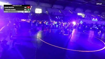 72-77 lbs Quarterfinal - Mason Hanna, Westlake Wrestling Club vs Adam Martin, Champions Wrestling Club