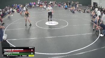 90 lbs Round 3 (4 Team) - Jeremiah Hagood, Team Tiger vs Maximus Bruggemann, Legacy Elite