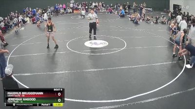 90 lbs Round 3 (4 Team) - Jeremiah Hagood, Team Tiger vs Maximus Bruggemann, Legacy Elite