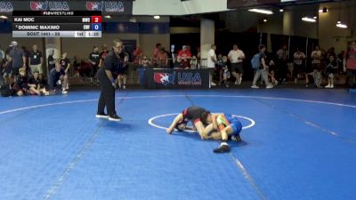 59 lbs Champ. Rd Of 16 - Kai Moc, Miami Wrestling Club vs Dominic Maximo, Cyclones Wrestling & Fitness