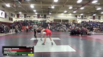 175 lbs Semifinal - Ronan Thomas, Xavier, Cedar Rapids vs Hesston Johnson, Roland-Story