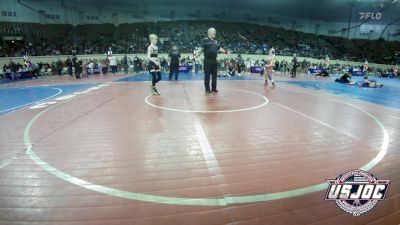 80 lbs Consi Of 8 #1 - Ezra Gibson, Owasso Takedown Club vs Blake Goucher, Prodigy Elite Wrestling