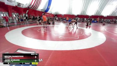 96-101 lbs Round 1 - Brycen Fahnestock, Geneseo vs James Schramm, Riverdale