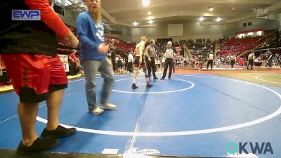 96 lbs Semifinal - Abel Garell, Skiatook Youth Wrestling vs Trevor McGee, Vinita Kids Wrestling