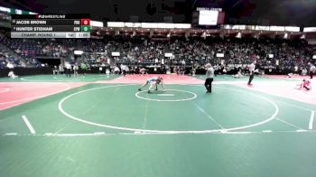 80 lbs Champ. Round 1 - Jacob Brown, PROA vs Hunter Stidham, CPWA