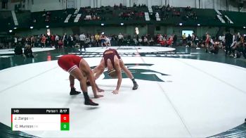 149 lbs 1st Place Match - Corbyn Munson, Central Michigan vs Joseph Zargo, Wisconsin