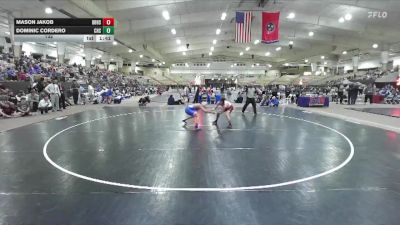 132 lbs 1st - Dominic Cordero, Cleveland High School vs Mason Jakob, Dobyns Bennett High School