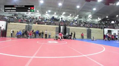 215 lbs Champ. Round 1 - Lane Hewig, North Wrestling Organization vs Andrew Reed, Alexandria Monroe