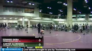 120 lbs Quarters & Wb (16 Team) - William Smith, Medina Buckeye Ohio vs Alex Mickens, Columbus St. Francis DeSales