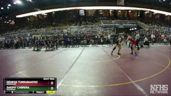 135 lbs Champ. Round 1 - Saiomy Cabrera, Matanzas vs Genesis Turrubiartez, Immokalee