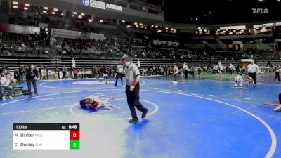 100 lbs 7th Place - Marc Barber, Paulsboro vs Caleb Stanley, Blairstown Wrestling Club