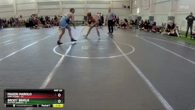 190 lbs Round 1 (6 Team) - Mason Marolo, Ohio Storm vs Brody Bingle, Dayton Bandits