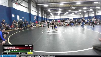 48-51 lbs Round 1 - Cole Jr. Brown, 208 Badgers vs Luken Miller, Timberline Youth Wrestling