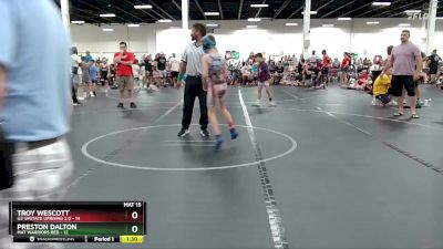 68 lbs Round 2 (4 Team) - Preston Dalton, Mat Warriors Red vs Troy Wescott, U2 Upstate Uprising 2.0