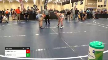 117 lbs 3rd Place - Gavyn McCray, Freedom vs Kaleb Kinzey, Armstrong