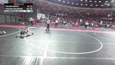63 lbs Cons. Round 4 - Zachary Wilczewski, Oregon Wrestling Club vs Roland Gimnick, BYA Wrestling