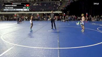 80 lbs Cons. Semi - Lincoln Graber, Thorn Wrestling vs Eli Richter, West Central Wrestling Club