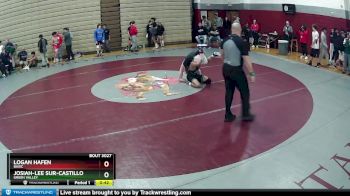 144 lbs Cons. Round 5 - Josiah-Lee Sur-Castillo, Green Valley vs Logan Hafen, Basic