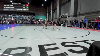 110 lbs Consi Of 8 #2 - Paezlie Kerr, F-5 Grappling vs SOPHIA RIVERA, Salem Elite Mat Club