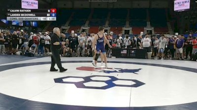 165 lbs Cons. Sub-quarters - Calvin Rathjen, Iowa vs Landen McDowell, Missouri
