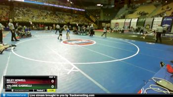 145 Class 1 lbs Quarterfinal - Valorie Gabrielli, Polo vs Riley Howell, Brookfield