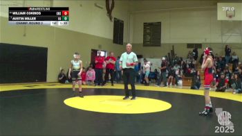 83 lbs Champ. Round 2 - Austin Miller, USA Gold vs William Cokinos, Carnegie Middle School