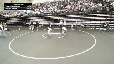 3A 138 lbs Quarterfinal - Carter Anderson, Delta vs Rowdy Roybal, Union