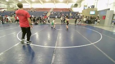 80 lbs Round 3 - Oliver Moore, Team Prestige Wrestling vs Eli Taylor, Hook Em W.C