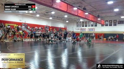 Youth-93 lbs Prelims - Donny Apicella, Morris Knolls vs Derek Oller, South Plainfield