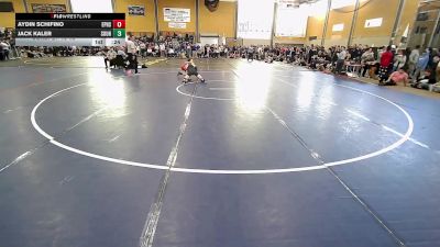 126 lbs Consi Of 16 #2 - Aydin Schifino, East Providence vs Jack Kaler, Souhegan