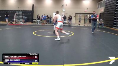 152 lbs Cons. Round 2 - Braxten Westendorf, Immortal Athletics WC vs Obed Dominguz, Iowa