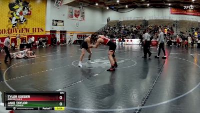 175 lbs Cons. Round 5 - Jake Taylor, Mount Vernon vs Tyler Soeder, Brecksville B