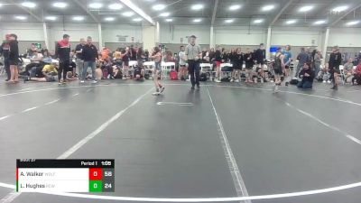 72 lbs Round 8 (10 Team) - Adam Walker, Wolfpack WC vs Logan Hughes, River City Wrestling