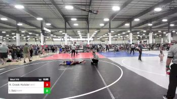 70 lbs Rr Rnd 2 - Raiden Crook Hutsler, White River Jr. WC vs Isaac Saiz, Nvrtc