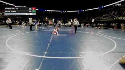 110 lbs Consy 3 - Jaxson Keller, Conemaugh Twp. vs Bryce Zerbe, Tri-Valley