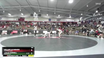 165 lbs Champ. Round 2 - William Alvarado, Colorado Mesa vs Logan Farnell, Indianapolis
