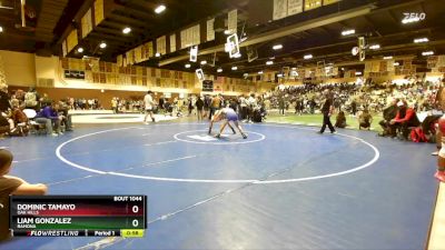 157 lbs Cons. Round 5 - Dominic Tamayo, Oak Hills vs Liam Gonzalez, Ramona