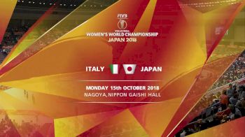 ITA vs JPN | 2018 FIVB Womens World Championships