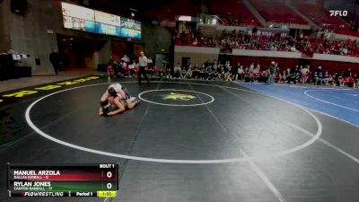 126 lbs Round 1 (8 Team) - Rylan Jones, Canyon Randall vs Manuel Arzola, Dallas Kimball