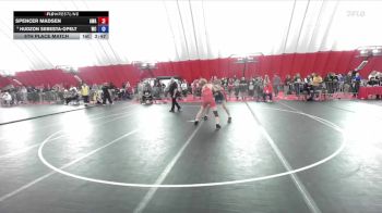 165 lbs 5th Place Match - Spencer Madsen, Askren Wrestling Academy vs Hudzon Sebesta-Opelt, Weigh-in Club