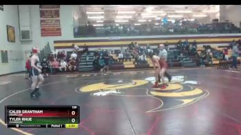 126 lbs Semifinal - Tyler Rhue, Stanwood vs Caleb Grantham, Enumclaw