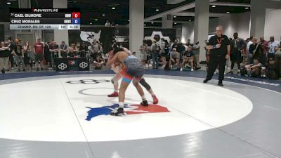 74 kg Champ. Rd Of 128 - Cael Gilmore, Beast Mode Wrestling vs Cruz Morales, NB Elite Wrestling Club