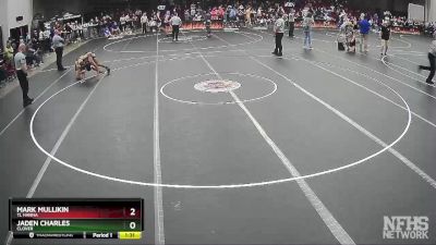 5A 145 lbs Semifinal - Mark Mullikin, Tl Hanna vs Jaden Charles, Clover