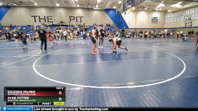 180 lbs Round 1 - Kyzie Potter, Bear River Wrestling Club vs KaLeigha Palmer, Bear River Wrestling Club