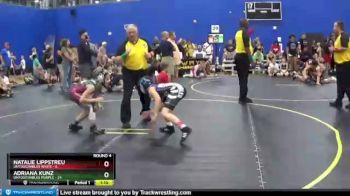 86 lbs Round 4 (6 Team) - Natalie Lippstreu, Untouchables White vs Adriana Kunz, Untouchables Purple